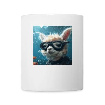Alpaka - Tasse - Weiß - Vorne