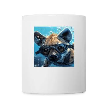 Hyène - Mug blanc - blanc - Devant