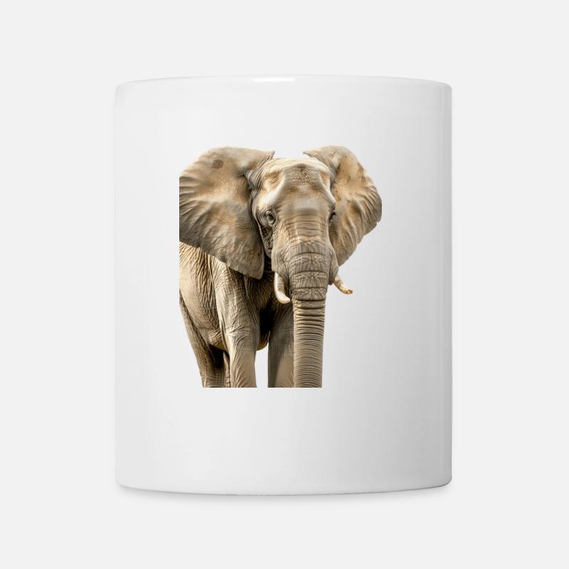 Elefant - Tasse - Weiß