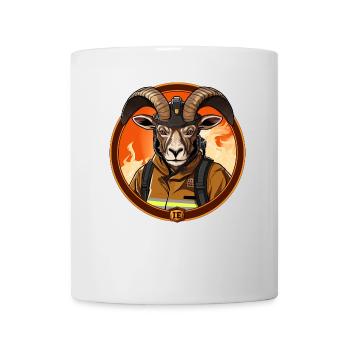 Brigade de pompiers de Steinböcke - Mug blanc - blanc - Devant