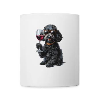 Caniche - Mug blanc - blanc - Devant