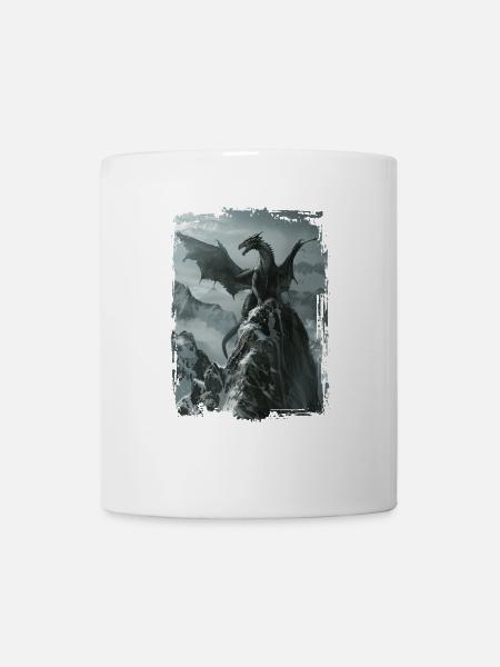 Drachen - Tasse - Weiß
