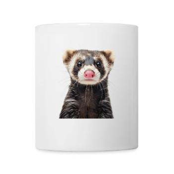 Frettchen - Tasse - Weiß - Vorne