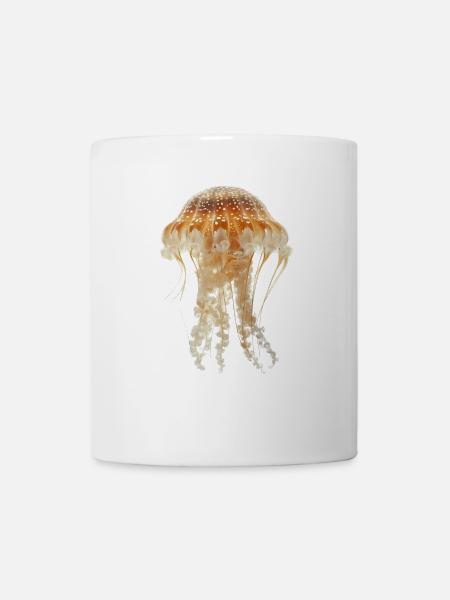 Qualle - Tasse - Weiß