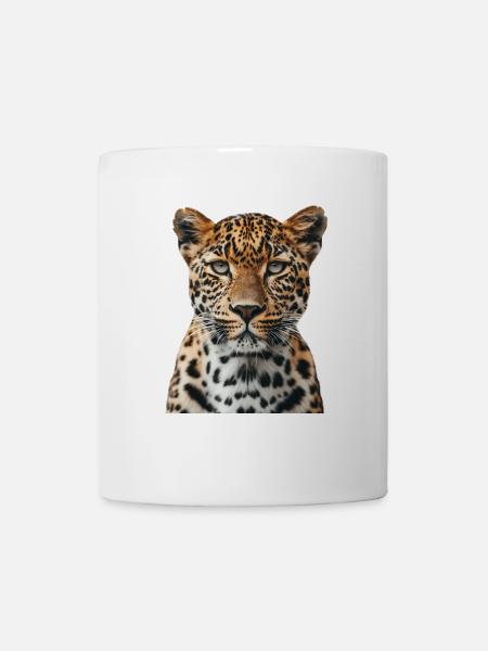 Leopard - Tasse - Weiß