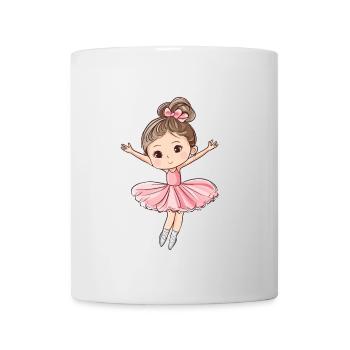 Ballerina with stars - Mug - white - Front
