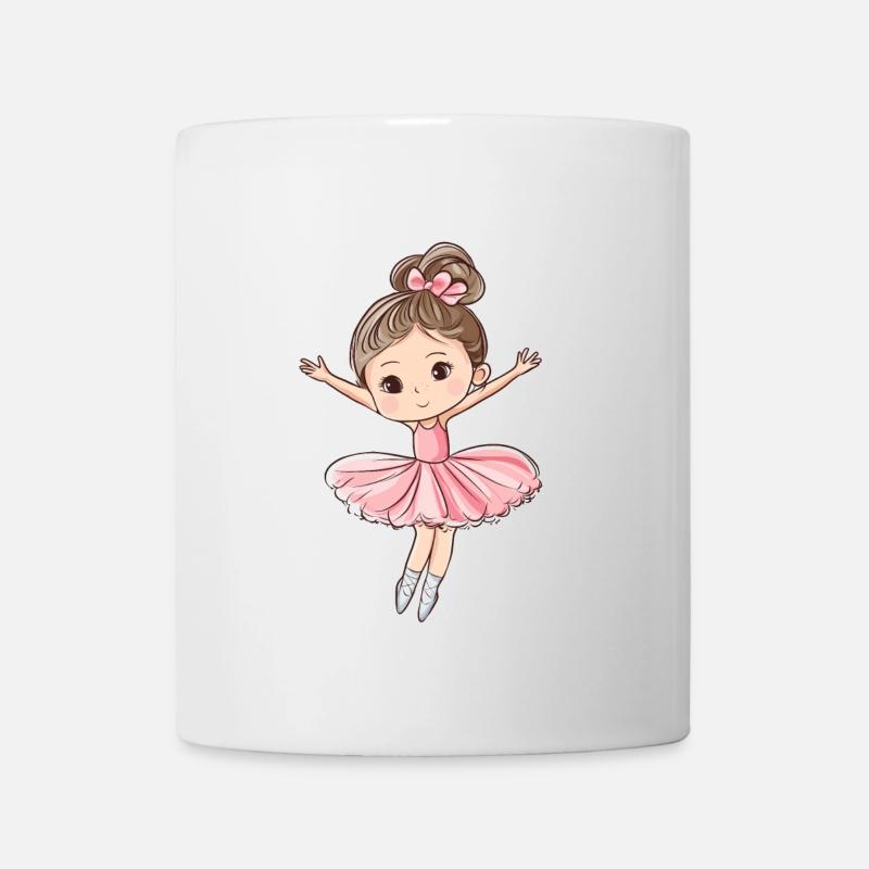 Ballerina mit Sternen - Tasse - Weiß