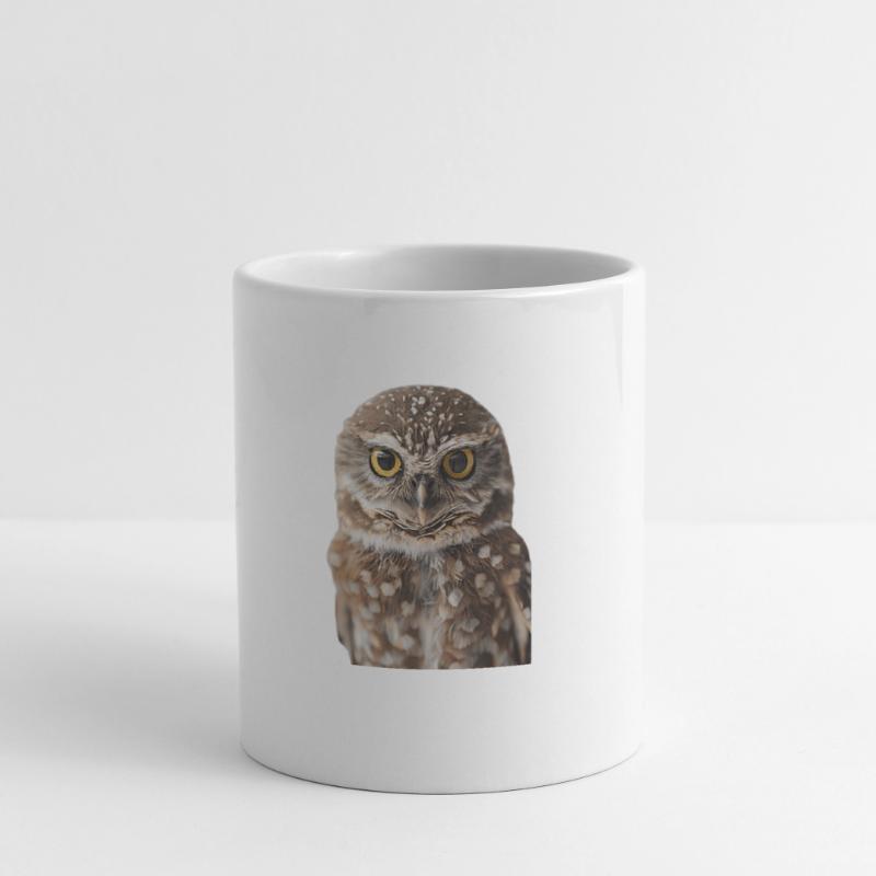 Hibou Mug blanc
