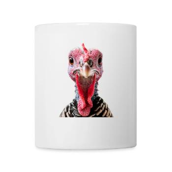 Truthahn - Tasse - Weiß - Vorne