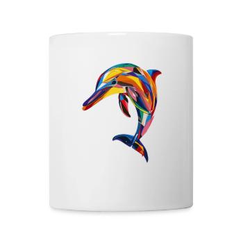 Delphin - Tasse - Weiß - Vorne