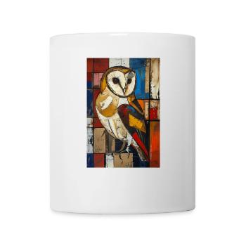Eule - Tasse - Weiß - Vorne