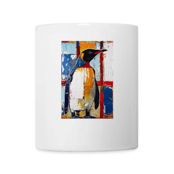 Pinguin - Tasse - Weiß - Vorne