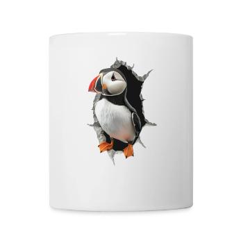 Macareux - Mug blanc - blanc - Devant