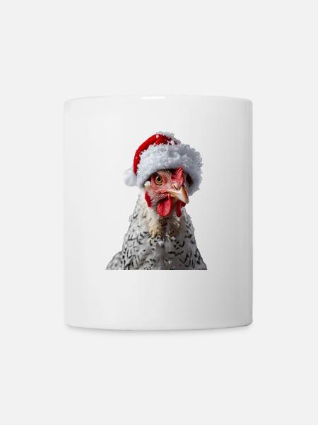 Huhn - Tasse - Weiß