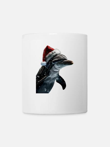 Delphin - Tasse - Weiß