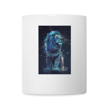 Löwe - Tasse - Weiß - Vorne