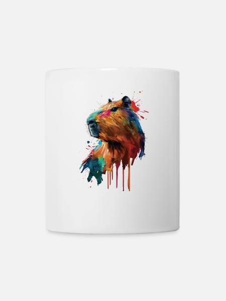Wasserschwein - Tasse - Weiß