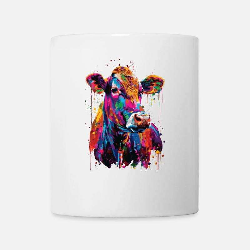Vache - Mug blanc - blanc