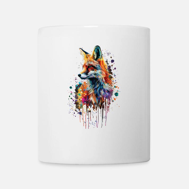 Fuchs - Tasse - Weiß