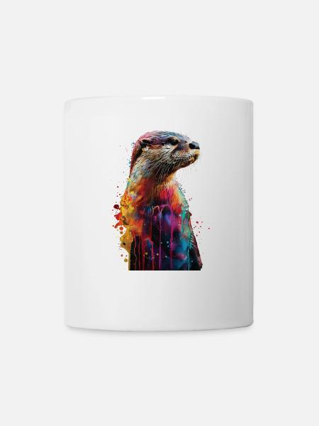 Otter - Tasse - Weiß