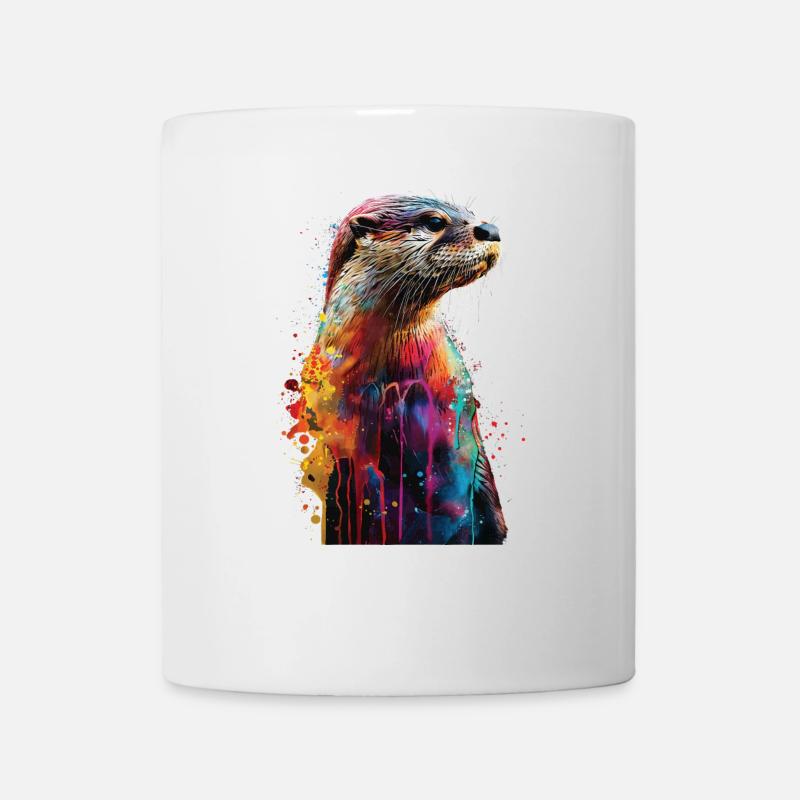 Otter - Tasse - Weiß