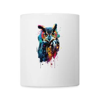 Eule - Tasse - Weiß - Vorne