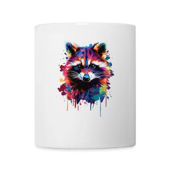 Raton laveur - Mug blanc - blanc - Devant