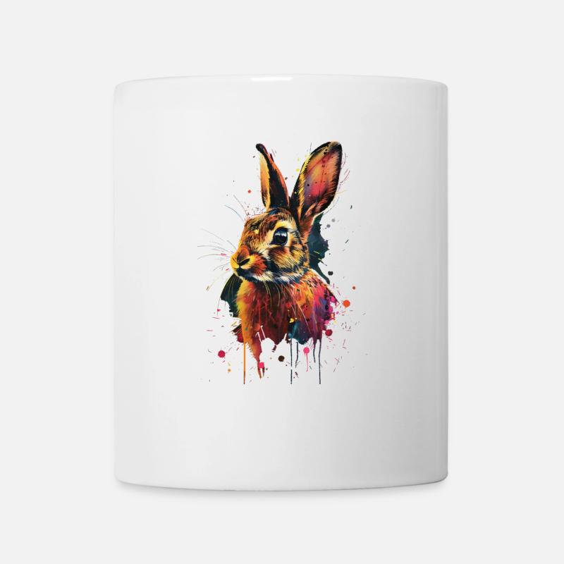 Kaninchen - Tasse - Weiß