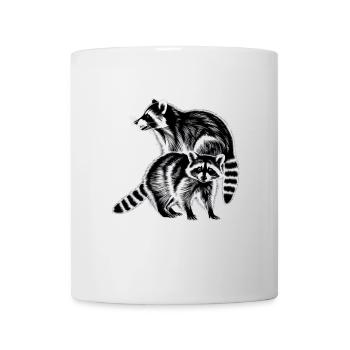 Raton laveur - Mug blanc - blanc - Devant