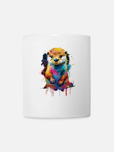 Otter - Tasse - Weiß