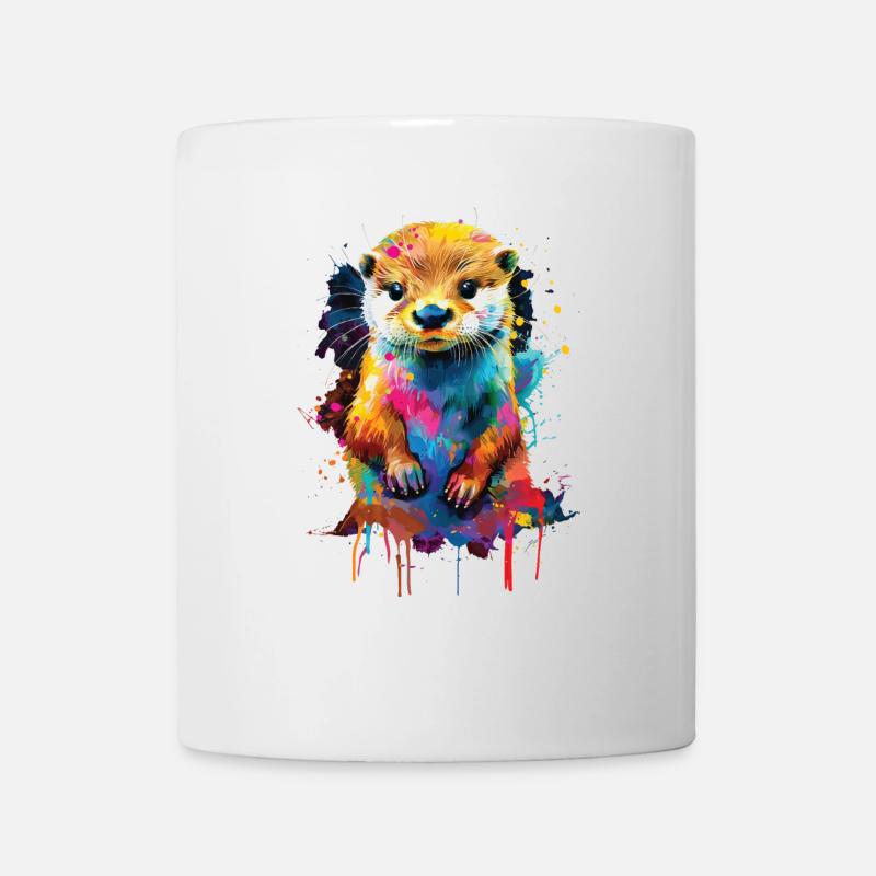 Otter - Tasse - Weiß