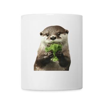 Otter - Tasse - Weiß - Vorne