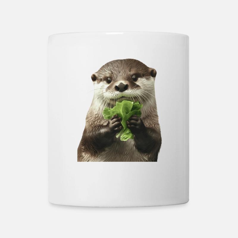 Loutre - Mug blanc - blanc