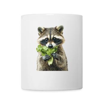 Raton laveur - Mug blanc - blanc - Devant