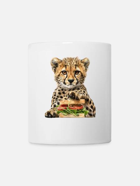 Guépard - Mug blanc - blanc