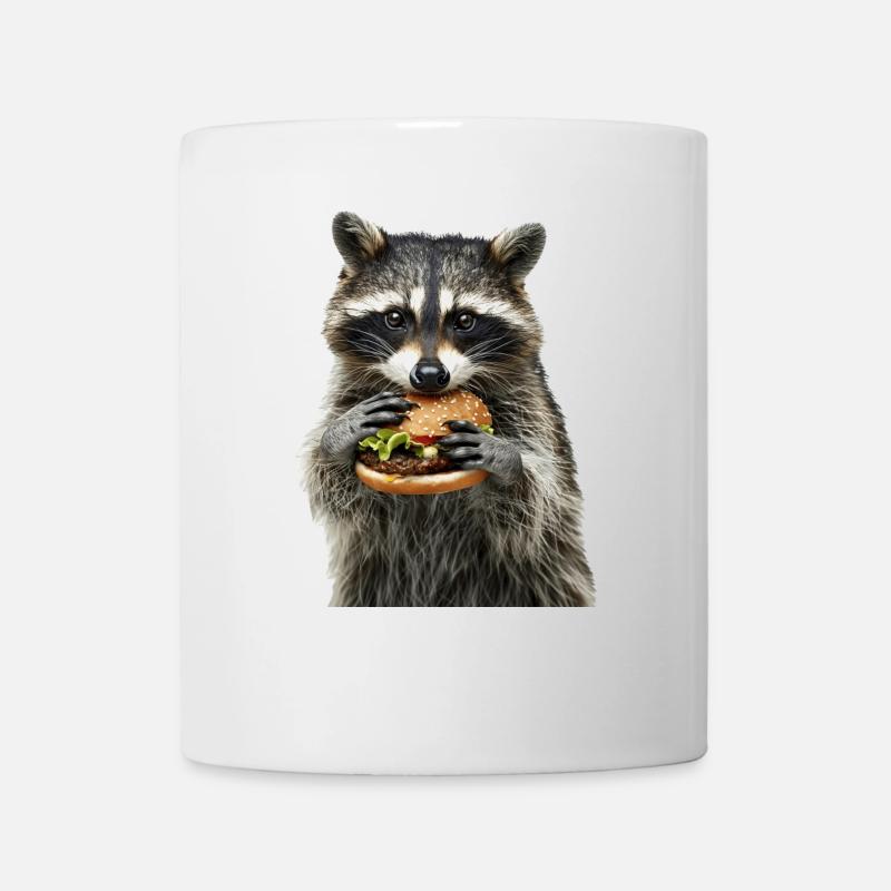 Waschbär - Tasse - Weiß