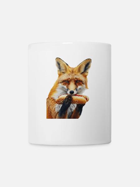 Fuchs - Tasse - Weiß