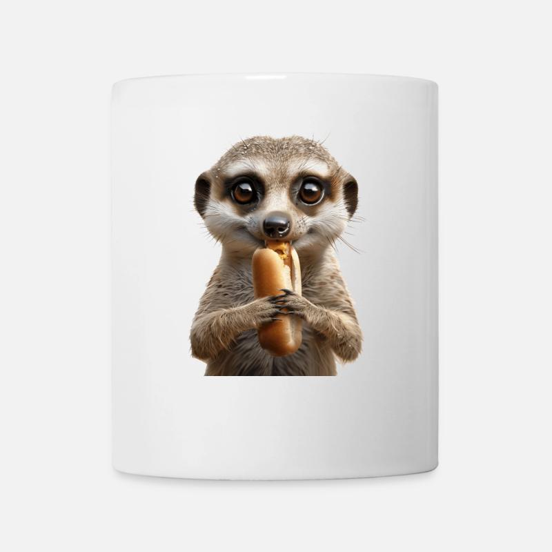 Erdmännchen - Tasse - Weiß