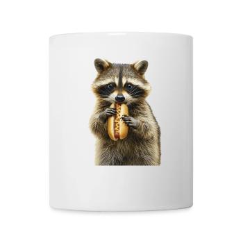 Raton laveur - Mug blanc - blanc - Devant