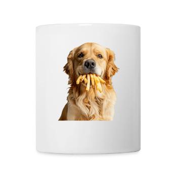 Golden retriever - Mug blanc - blanc - Devant