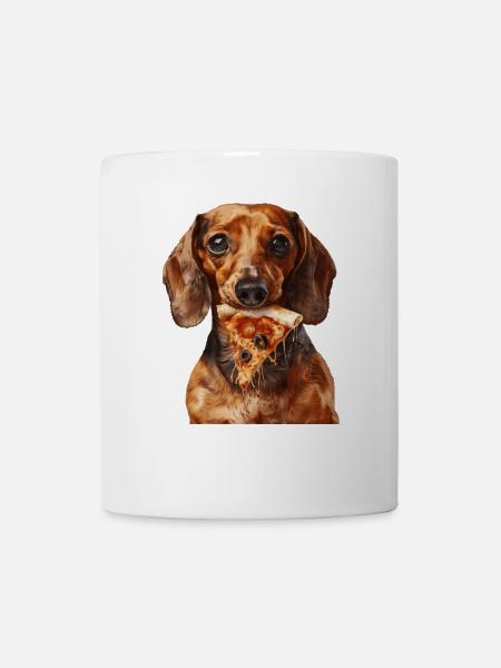 Dachshund - Mug - white