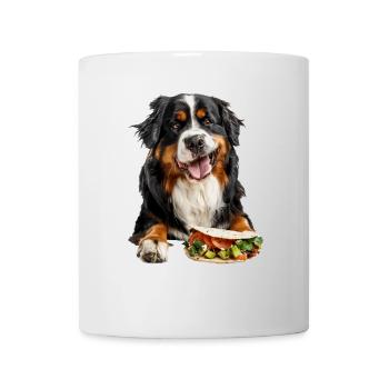 Bernese Mountain Dog - Tasse - Weiß - Vorne