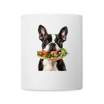 Boston Terrier - Tasse - Weiß - Vorne