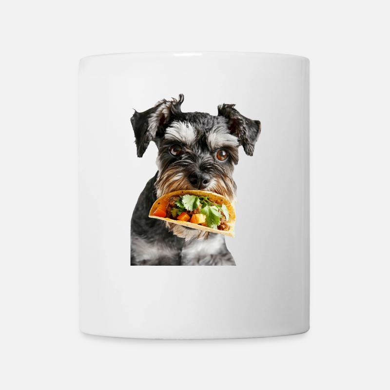 Miniature Schnauzer - Tasse - Weiß