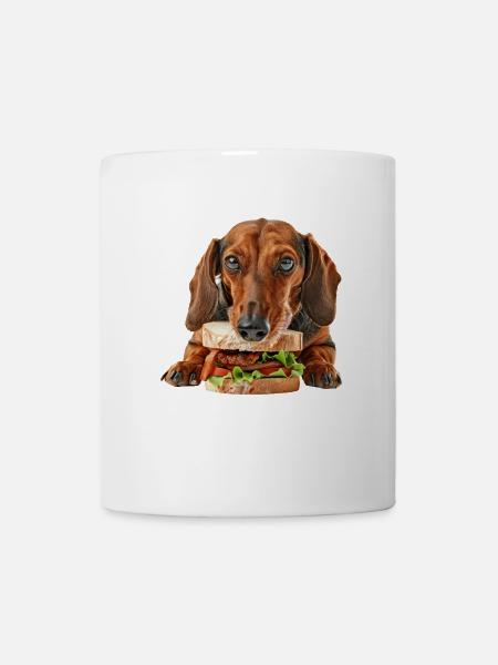 Dackel - Tasse - Weiß