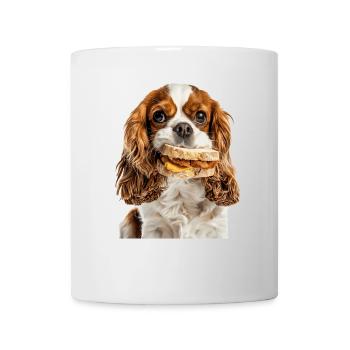 Cavalier King Spaniel - Tasse - Weiß - Vorne