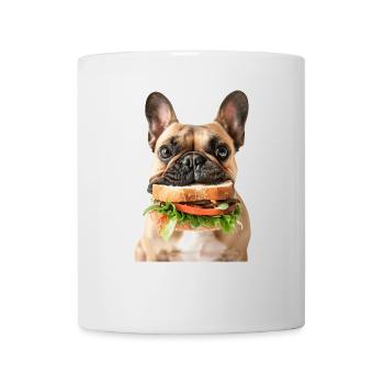 Bouledogue français - Mug blanc - blanc - Devant