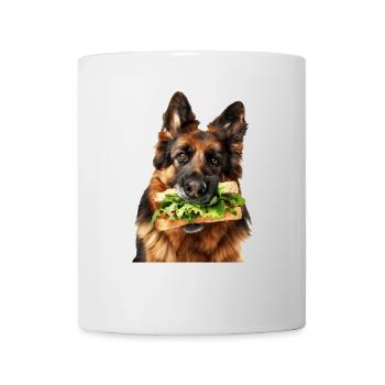 Deutscher Schäferhund - Tasse - Weiß - Vorne