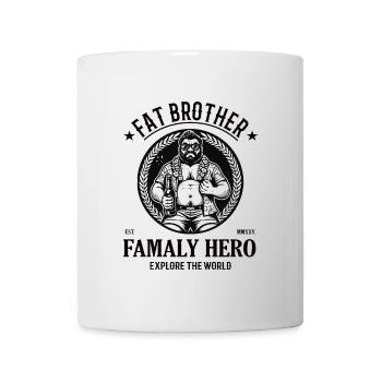 Big Brother - Family Hero Explores the World - Mug - white - Front