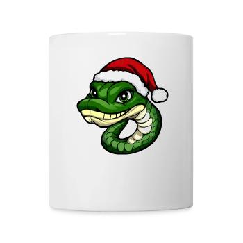Schlangen Weihnachten - Tasse - Weiß - Vorne